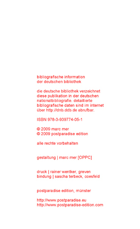 marc mer: mundmilch, ppe 2009, seite 96                copyright: marc mer | postparadise edition
